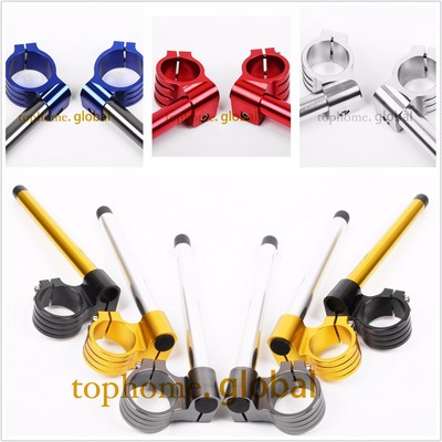For 43mm Fork Clip-ons Handle Bar Riser Regular CNC ZX1100 Ninja