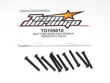 Team Durango DEX210V2 2wd buggy TD705010 Button Head Hex Screw 3x25mm (10) 