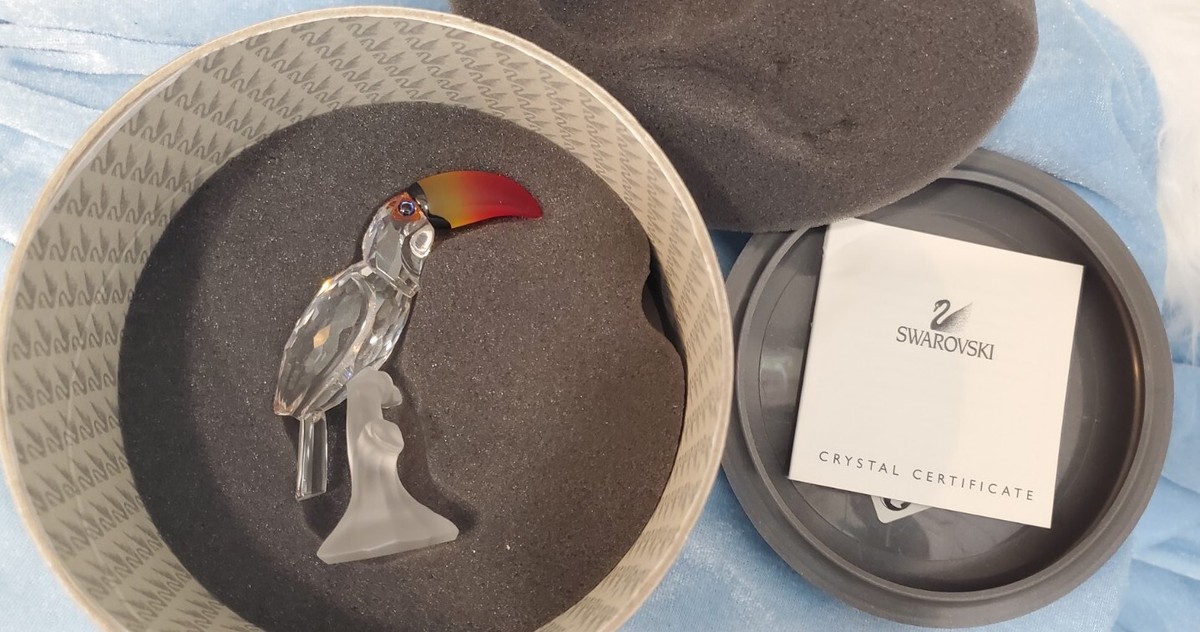 サトニャン。オラフ　SWAROVSKI Perfect Swarovski Toucan Ornament in Original Box, 3