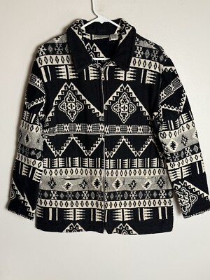 FASHION BUG Womens Aztec Blanket Jacket Small