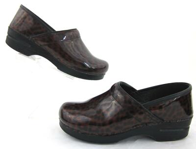 animal print dansko clogs