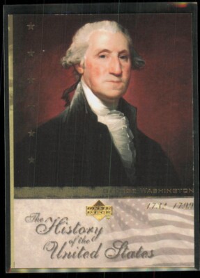 2004 Upper Deck History of the United States Sample George Washington ...
