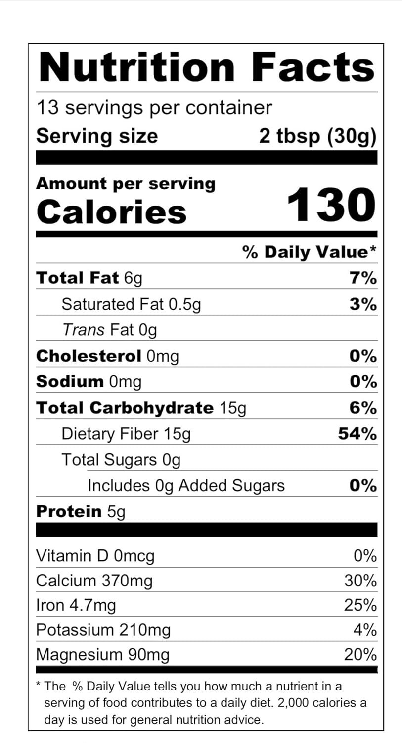 Organic Basil Seeds, Edible USDA Organic, Kosher, Non-GMO, Lectin-Free, 14 Oz