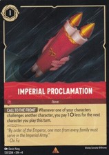 Disney Lorcana - Ursula  s Return - Imperial Proclamation - 131/204