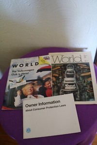 VINTAGE VOLKSWAGEN WORLD MAGAZINES VW CAR AUTOMOBILE OWNER INFORMATION MECHANIC