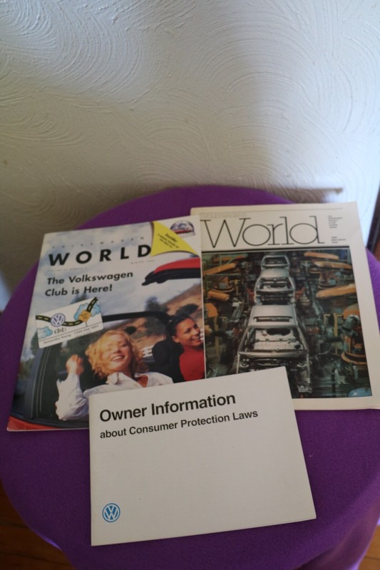 VINTAGE VOLKSWAGEN WORLD MAGAZINES VW CAR AUTOMOBILE OWNER INFORMATION MECHANIC