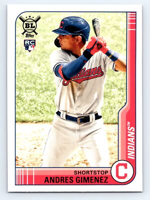2021 Topps Big League #48 Andres Gimenez RC Cleveland Indians