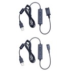 Qd Connector Qd Cable to USB Plug Wires for QD Interface Headphones USB Adapter