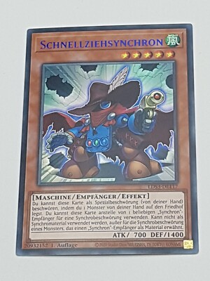 Yu-Gi-Oh! Einzelkarte Schnellziehsynchron 1. Auflage NM 
