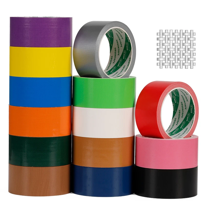 10m/roll Diy Multicolor Single-sided Waterproof Cloth Duct Tape Sticky  Adhesive Cloth Duct Tape Roll Craft Repair Carpet Tape - Tape - AliExpress