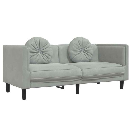 3-tlg. Sofagarnitur mit Samt Schlafsofa mit Schlaffunktion Couchgarnitur Sofa - Bild 49 von 72