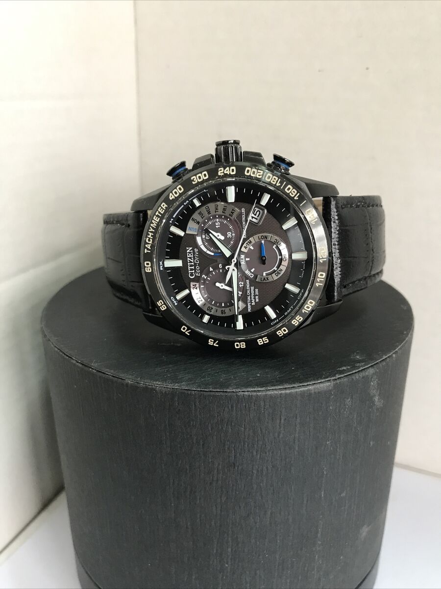 Citizen Men's Eco Drive A-T Radio Controlled Sapphire B.L Citizen Men's Eco Drive A-T Radio Controlled Sapphire B.L