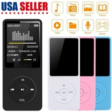 Portable Sport Run MP3 Player MP4 Media FM Radio Recorder HIFI Music Speakers US