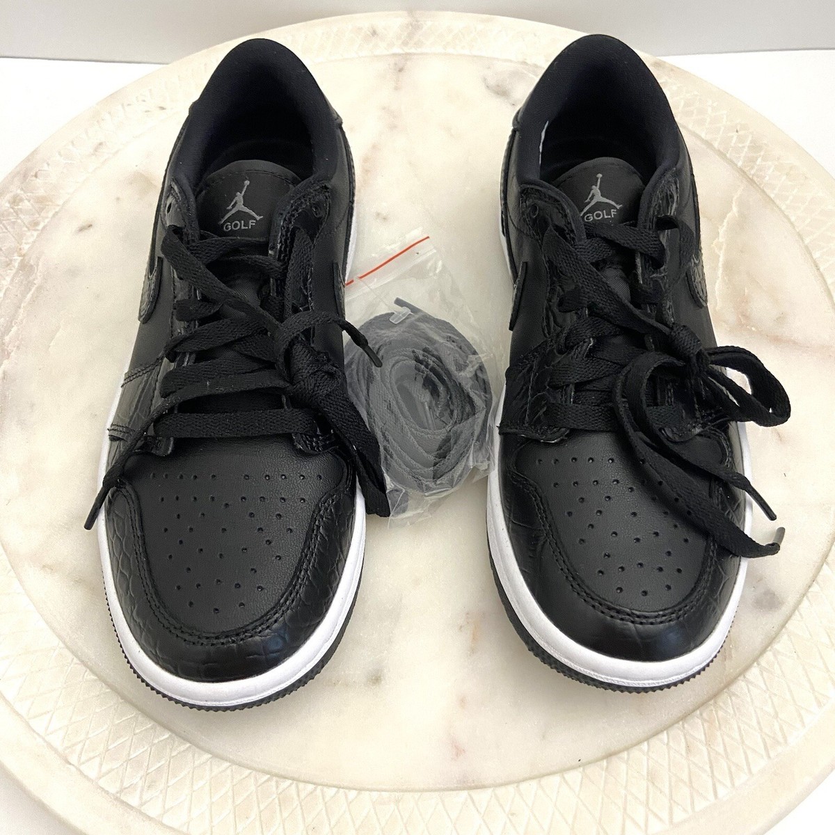 Nike Air Jordan 1 Low Golf Shoes Black DD9315-003 Men's Size 4.5