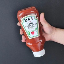 Personalised I Put Ketchup On My Ketchup Bottle Label Sticker Fun Novelty Gift