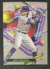 2023 Topps Cosmic Chrome Baseball Jeff McNeil Base #20 New York Mets