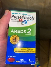 Bausch Lomb PreserVision AREDS 2. 90 Softgels, Exp 1/2026