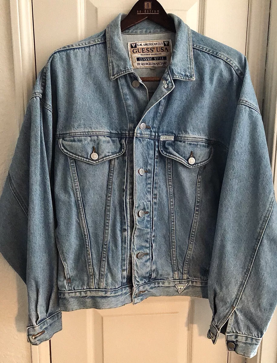 1980s guess top denim jacket