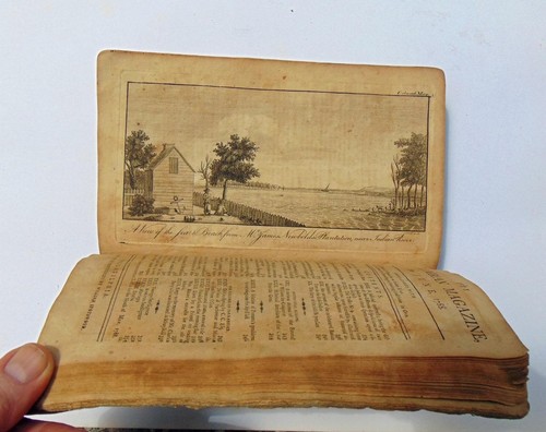 Seltener 1788 gebundener Band kolumbianisches Magazin Newbold Plantation Indian River DE - Bild 8 von 17