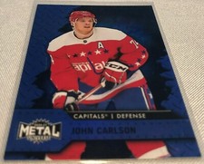 2020-21 Metal Universe Hockey John Carlson Washington Capitals Spectrum Blue #74