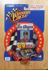 JEFF GORDON 1/64 DUPONT OFFICIAL FAN CARD PIT PASS PREVIEW WINNERS CIRCLE