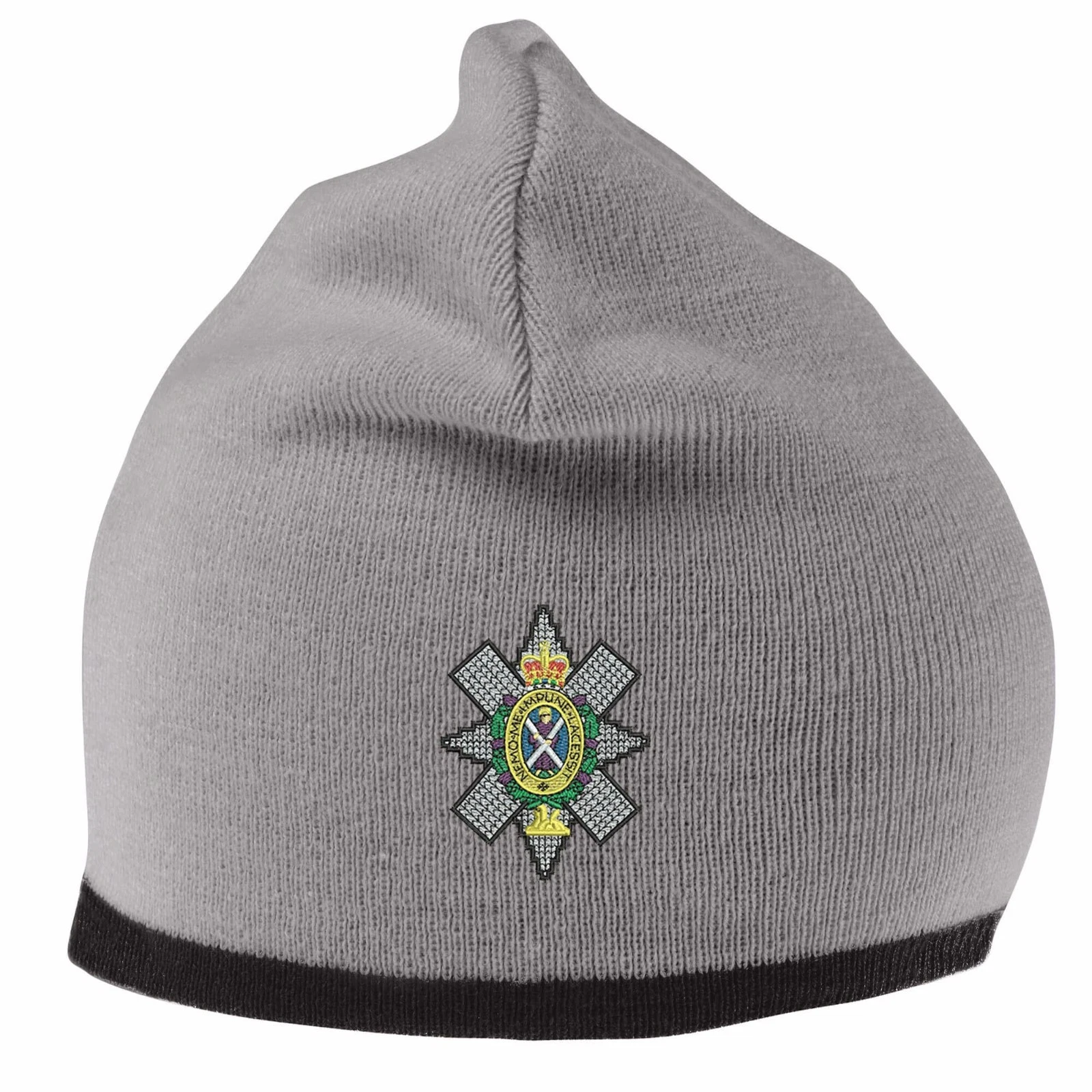 OFFICIAL Black Watch Beanie Hat with Embroidered Logo