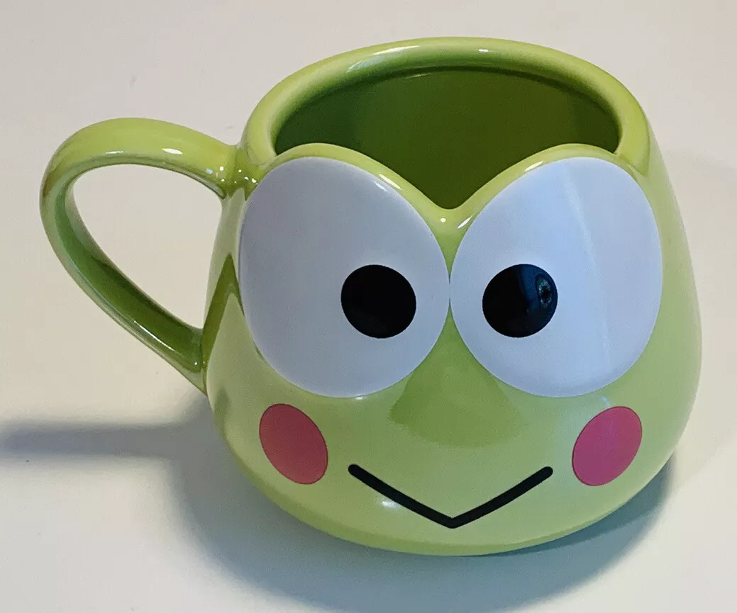 Hello Kitty Friends Universal Studios Coffee Mug Keroppi Green Frog –  Hedgehogs Corner