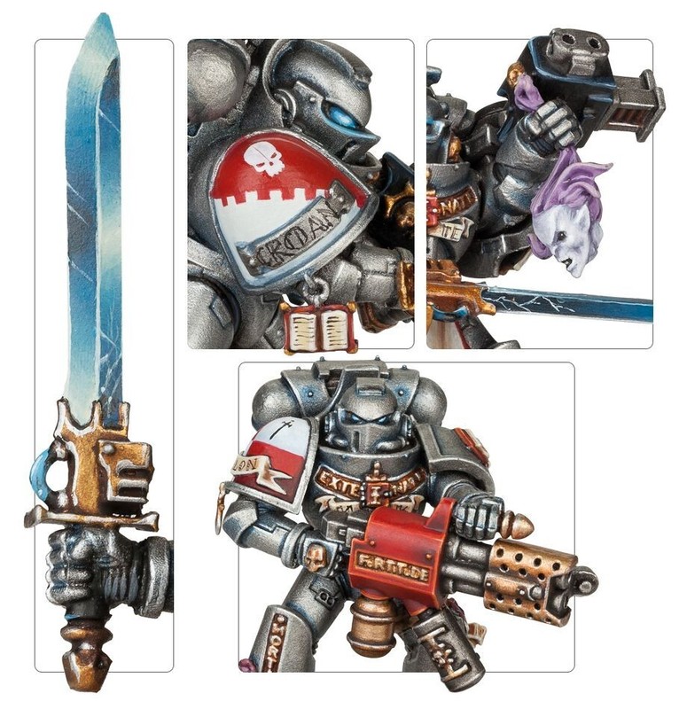 Grey Knight Strike Squad x5 New on Sprue With Bases Warhammer 40k