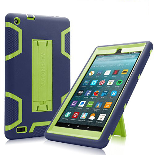 Hybrid Heavy Duty Protective Case for Amazon All-New Fire 7 7 9th Gen 2017 2019 - Picture 37 of 57