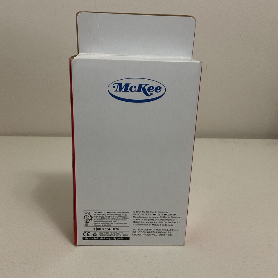 1994 Special Edition Mckee Little Debbie Hot Wheels Set of Three 1/64