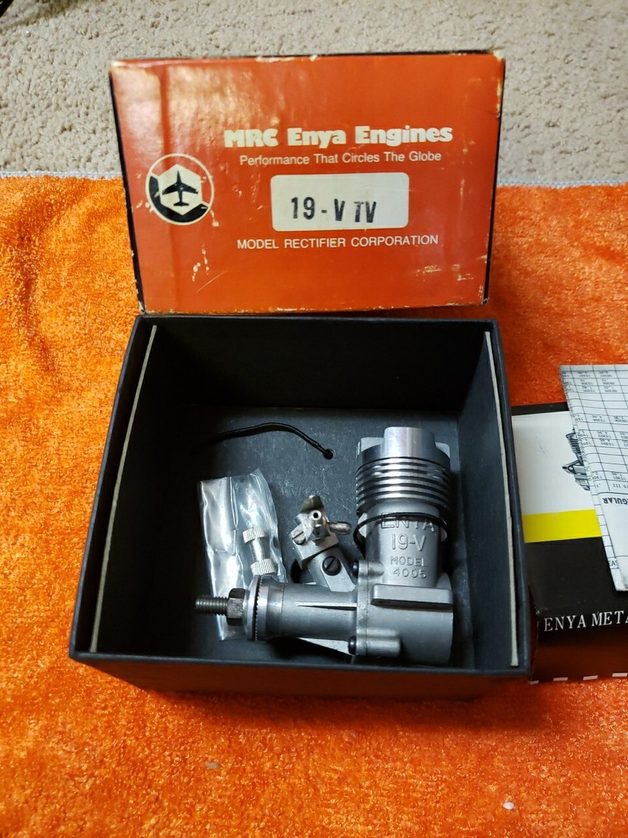 ENYA MODEL ENGINE クイッキー09 ENYA 09-IV T.V 1.6cc 2-stroke vintage glow model engine f/s