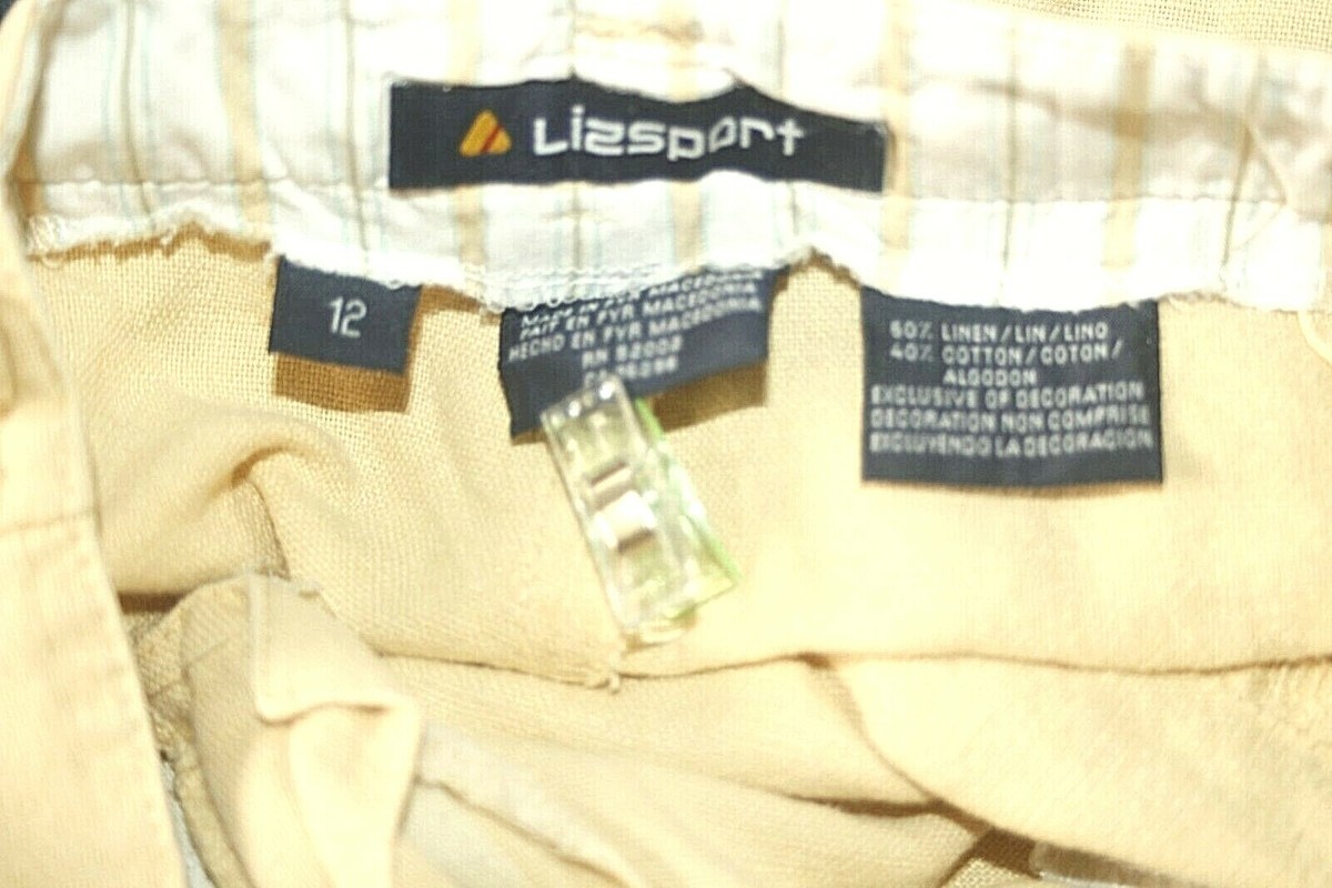 パンツ Liz Claiborne linen slacks 90s VINTAGE 90s LIZSPORT Liz Claiborne Womens Pants Linen