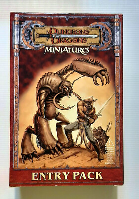  DUNGEONS & DRAGONS ENTRY PACK  HARBINGER STARTER SET 2003  16 MINIS  BATTLEMAP