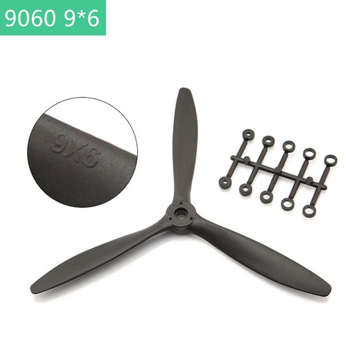 1x 8060 9060 1060 1170 3 Blade Propeller 8x6 9x6 10x6 11x7inch For RC Airplane - Picture 6 of 8