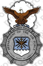 STICKER USAF Air Force Security Police