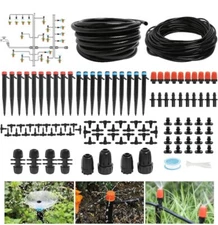 170FT Drip Irrigation System Kit, Automatic Garden Watering Misting System fo...