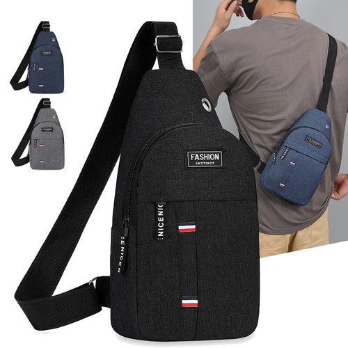 Bolso bandolera de viaje para deportes al aire libre de gran capacidad para hombre