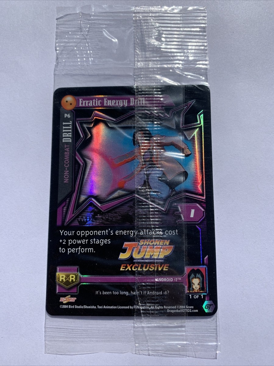 Dragonball GT TCG Erratic Energy Drill P6 Android Shonen Jump DBZ
