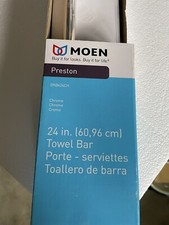 MOEN Preston 24 in. Towel Bar in Chrome DN8424CH