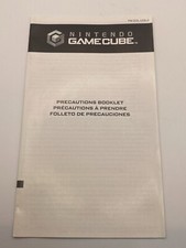 Nintendo Gamecube Health And Safety Precautions Original Replacement Manual Only