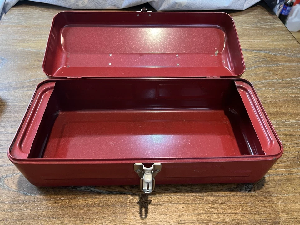 Caja de aparejos de metal My Buddy roja vintage bandeja única Louisville, KY Foto 3 de 4