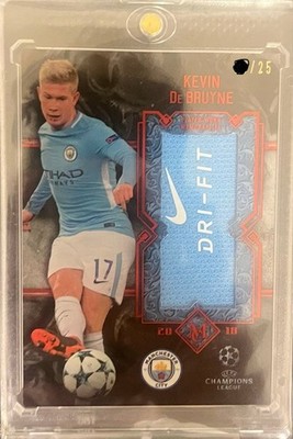 Kevin De Bruyne Limited to 25 Memorabilia Cards Super Rare Manchester C