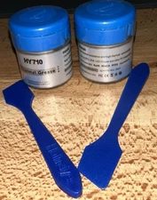2 Lot 10g HY710 Silver Thermal Grease Paste Compound Chipset Cooling For GPU CPU