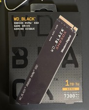 Western Digital WD BLACK SN850X 1TB NVMe Internal SSD