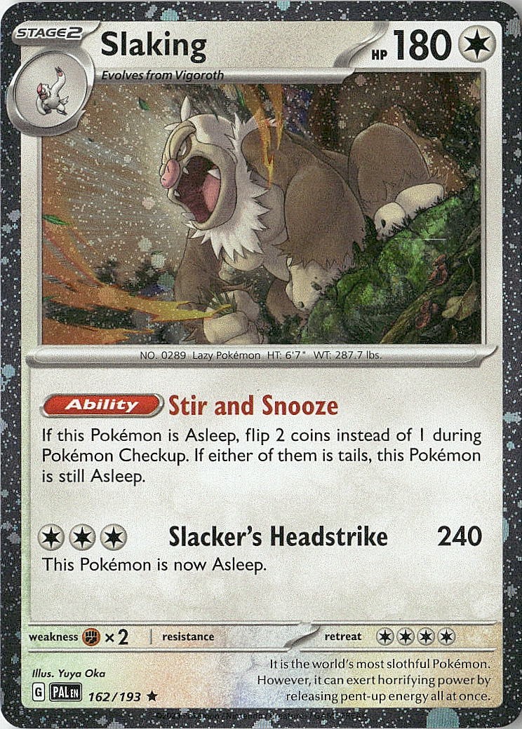 Slaking (Cosmos Holo) 162/193 Pokemon EN - Near Mint