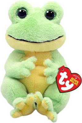 Beanie Bellies - Plüschtier Snapper der Frosch 15 cm41052, grün, gelb