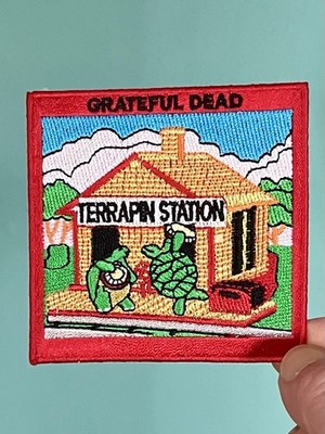 Grateful Dead Iron On Patch Terrapin Station Embroidered