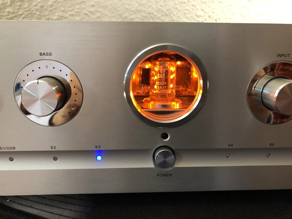 Vollverstärker Vincent Typ: SV-237 schwarz Class-A Hybrid - Röhre Stereo - Bild 3 von 4