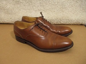 Calzoleria Harris Italy Dress Shoe Men 10.5 Brown Leather Cap-toe Oxford Barneys Harris Calzoleria | eBay main image 3