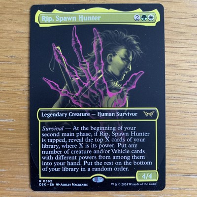 MTG Rip, Spawn Hunter (Showcase) [Duskmourn, Near Mint] Rare Magic Card